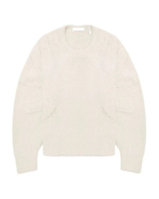 Helmut Lang Trui Met Vlakken in het White