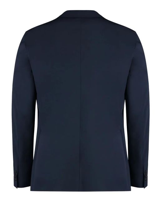 Paul & Shark Blue Single-Breasted Blazer for men