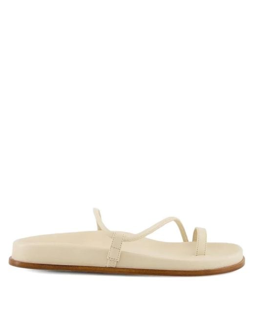 Emme Parsons White Bari Sandals