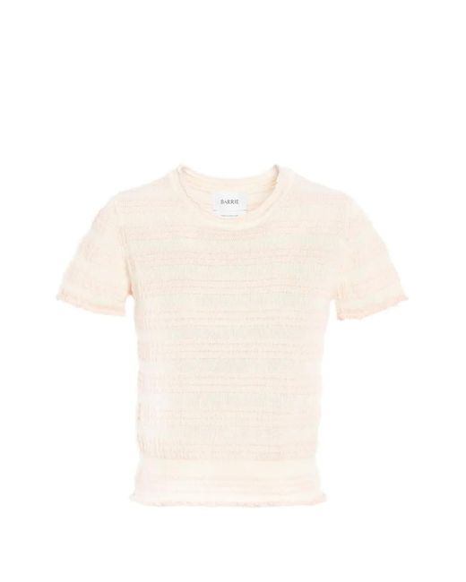 Barrie White Striped Top