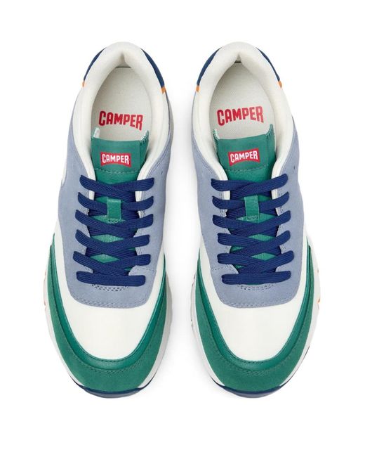 Camper Blue Drift Panelled Sneakers for men