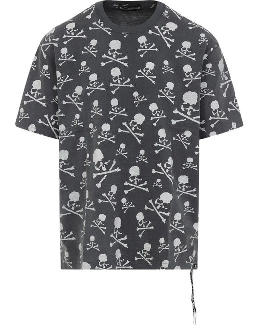 メンズ MASTERMIND WORLD スカルプリント Tシャツ Black