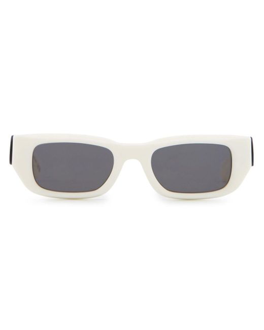 Off-White c/o Virgil Abloh Gray Fillmore Rectangle-frame Sunglasses for men
