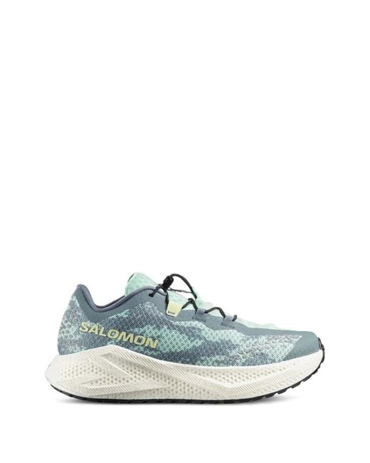 Salomon Blue Aero Glide 4 Grvl Sneakers for men