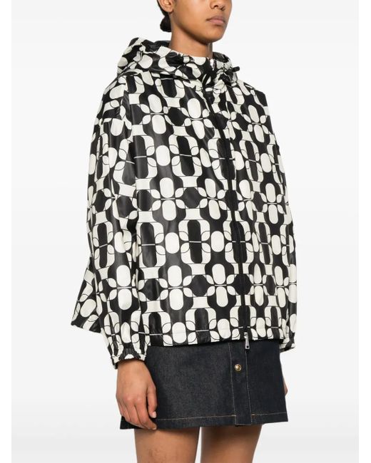 Moncler White 'Pichon' Jacket