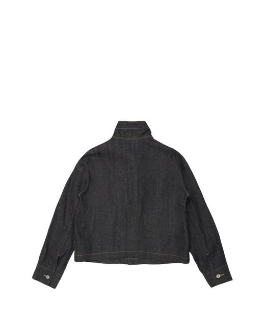 TAIGA TAKAHASHI Black Oversized Denim Jacket