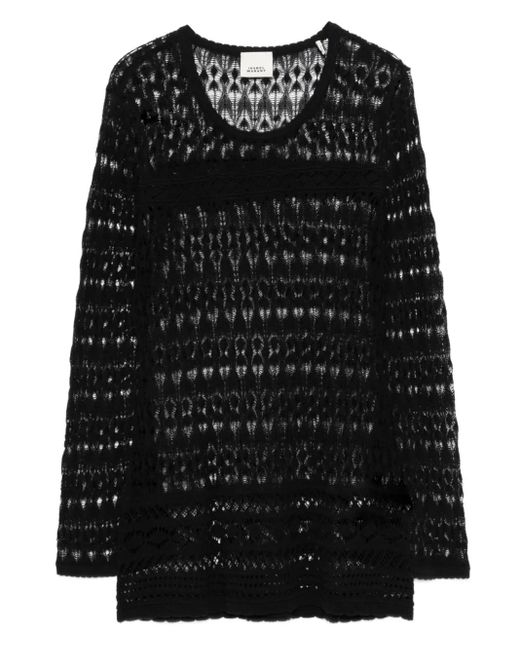 Top Con Maniche A Campana di Isabel Marant in Black