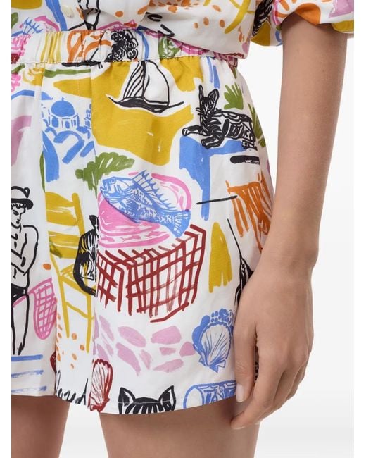 Shorts Estampados Closed de color White