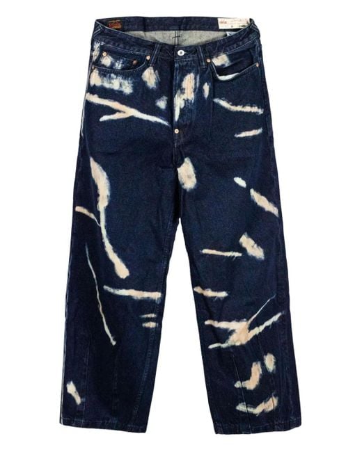 Evisu Blue Jean À Imprimé Graphique for men