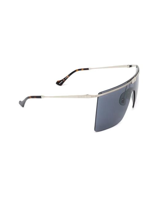 Gucci Metallic Square-Frame Sunglasses for men