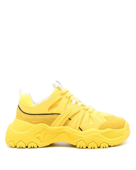 Patrizia Pepe Yellow Running Low-top Sneakers