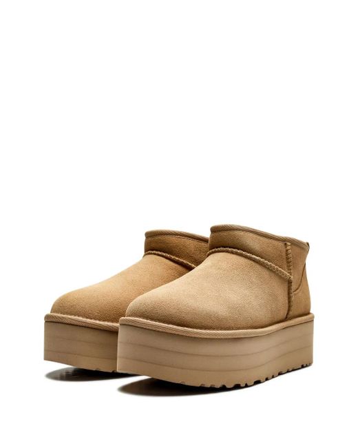 Ugg Brown Classic Ultra Mini Platform Wmns "Driftwood"