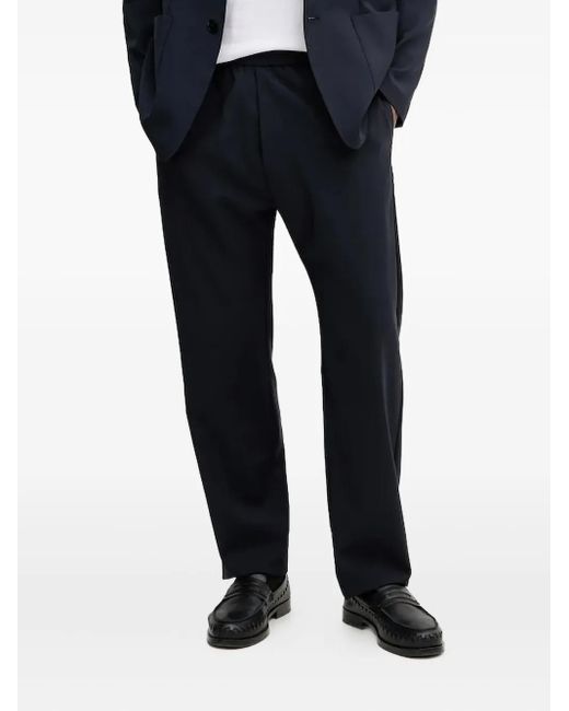 Barena Blue Elastic-Waistband Trousers for men