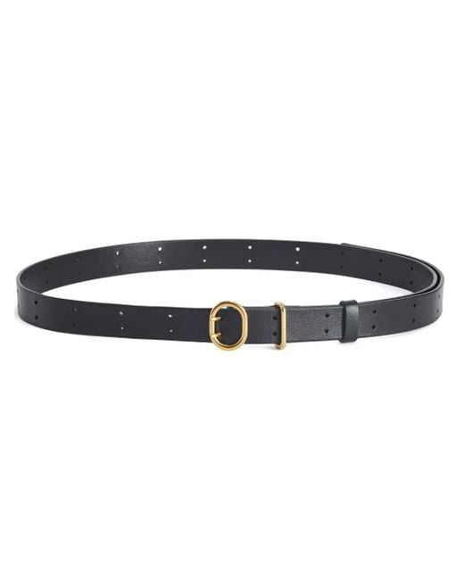 Cinturón Liso Jil Sander de color Black