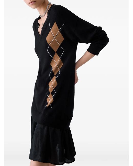 Liu Jo Black Short Knit Dress