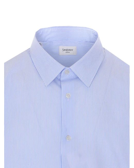 Saint Laurent Gray Cotton Shirt for men