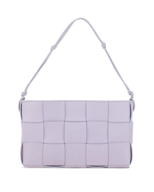 Bottega Veneta Purple Mini Cassette Leather Shoulder Bag