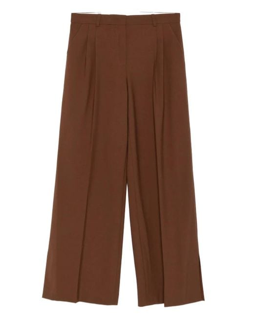 THE GARMENT プリーツディテール パンツ Brown