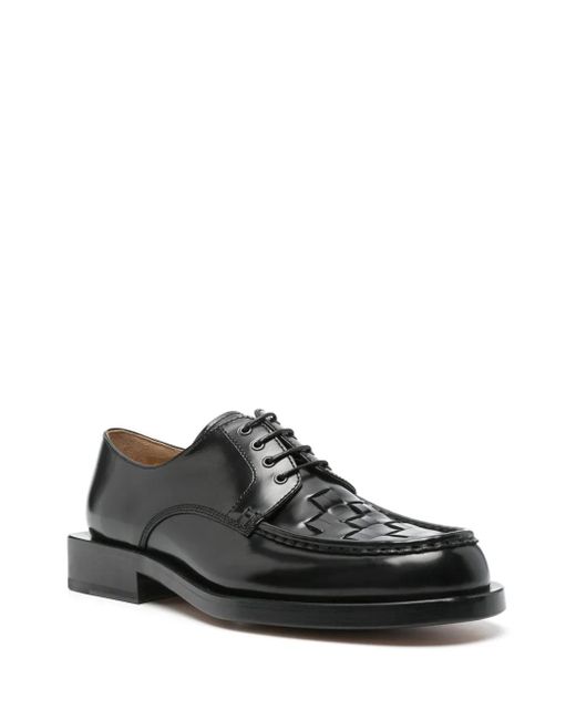 Jacquemus Black The Woven Derby Shoes for men