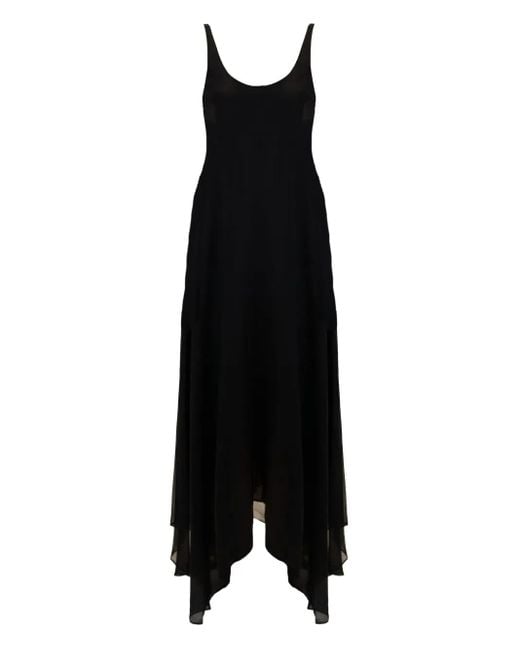 Azeeza Black Bria Cotton Maxi Dress
