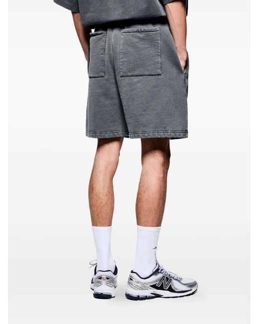MKI Miyuki-Zoku Gray Drawstring Uniform Shorts for men
