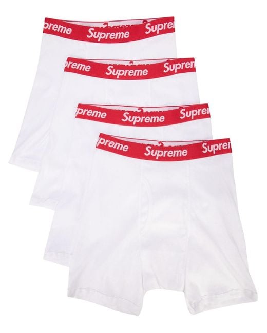 Supreme Boxershorts in het White voor heren