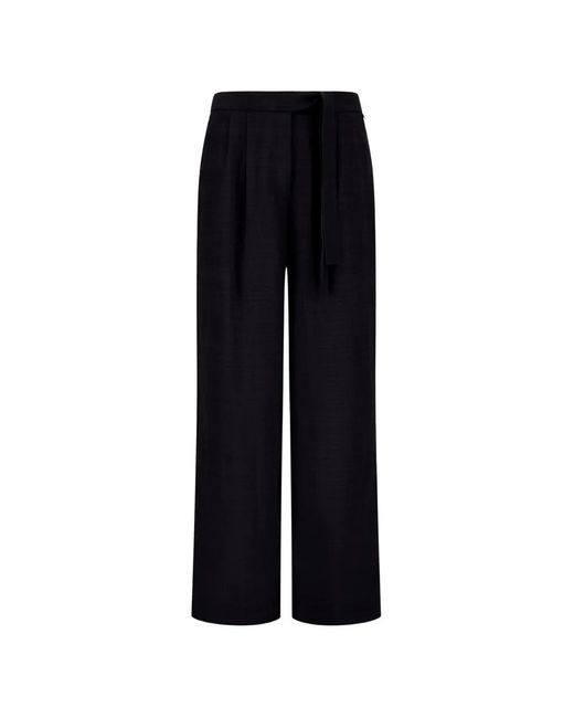 Herno Black Textured-Finish Trousers