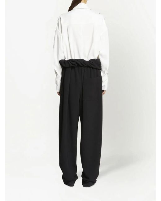 Proenza Schouler White Marocaine Silk Shirt