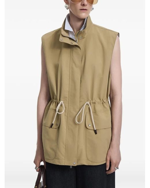 JNBY Natural Drawstring Cargo-Pocket Vest