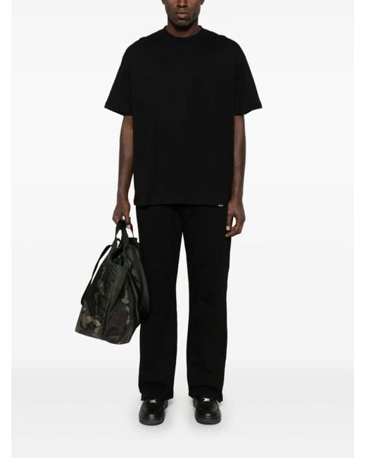 Represent Black "Initial Oversized" T-Shirt for men