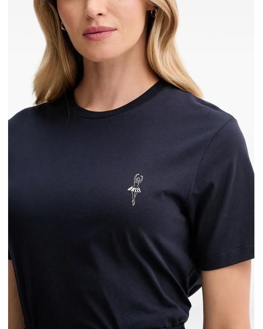 Bally Black Ballerina-Detail Top