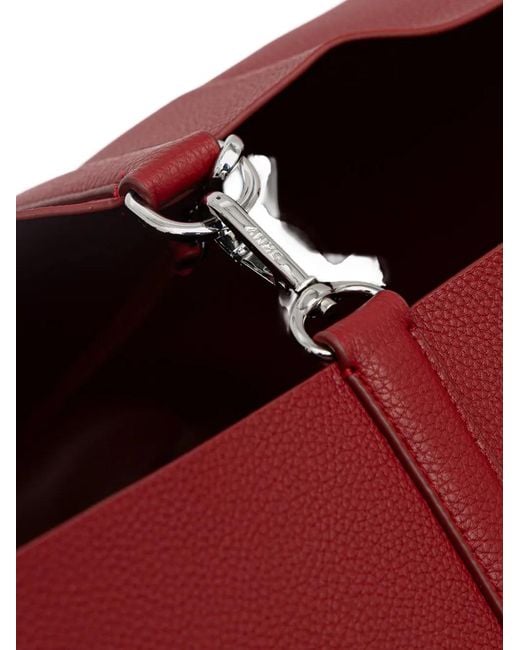 DKNY Red Large Paulaknotted Handle Tote Bag