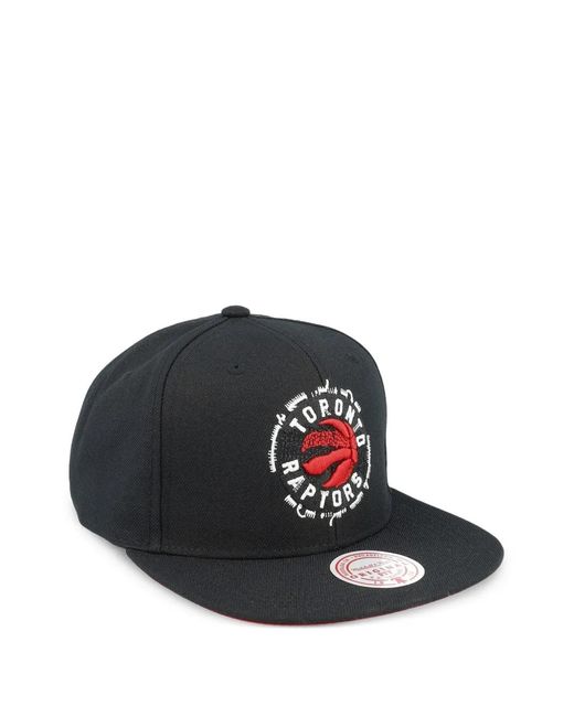 Mitchell & Ness Black Logo-Embroidery Cap for men