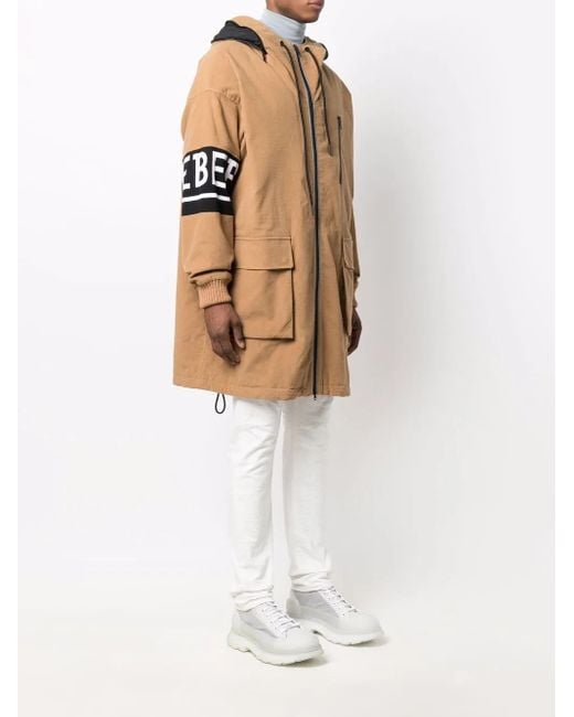 Iceberg Multicolor Logo Print Parka