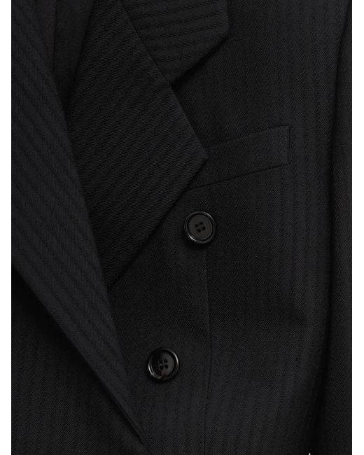 Chloé Black Spencer Striped Button Blazer