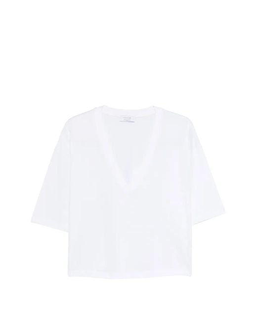 Daniele Fiesoli White T-Shirt À Col V