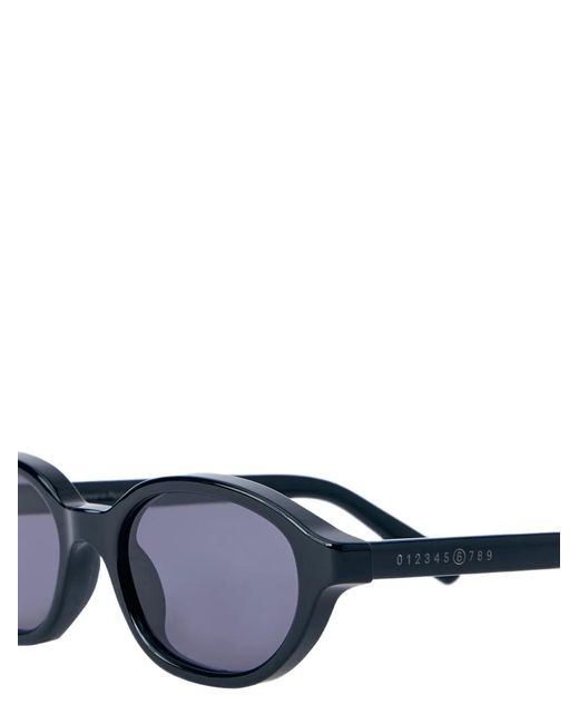 Retrosuperfuture Blue Oval-Frame Sunglasses
