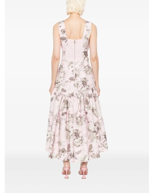 Robe Lila Midi Alice + Olivia en coloris Pink