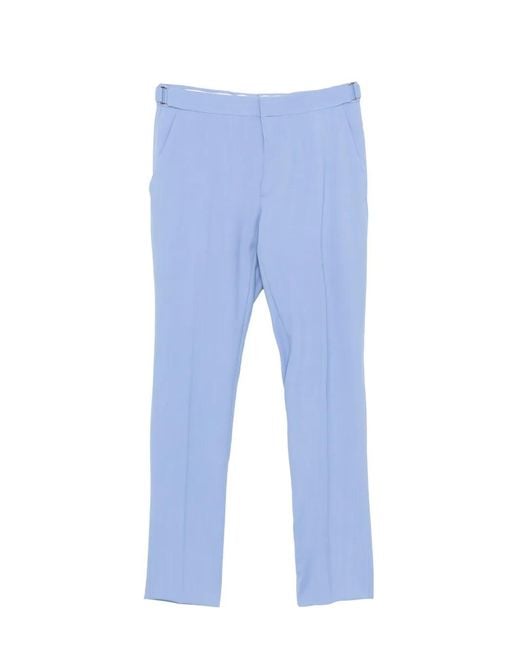Tom Ford Blue Tailored Trousers for men