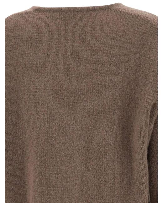 Hemisphere Brown V-Neck Jumper