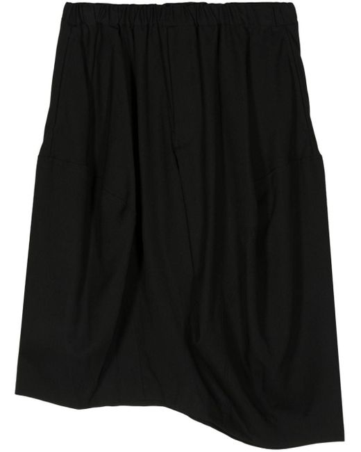 COMME DES GARÇON BLACK Black Knee-length Wool Shorts