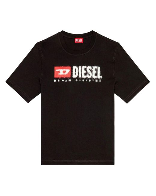 DIESEL Black T-Adjust-K14 T-Shirt for men