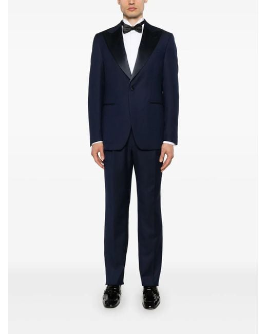 Corneliani Blue Wool Suit for men