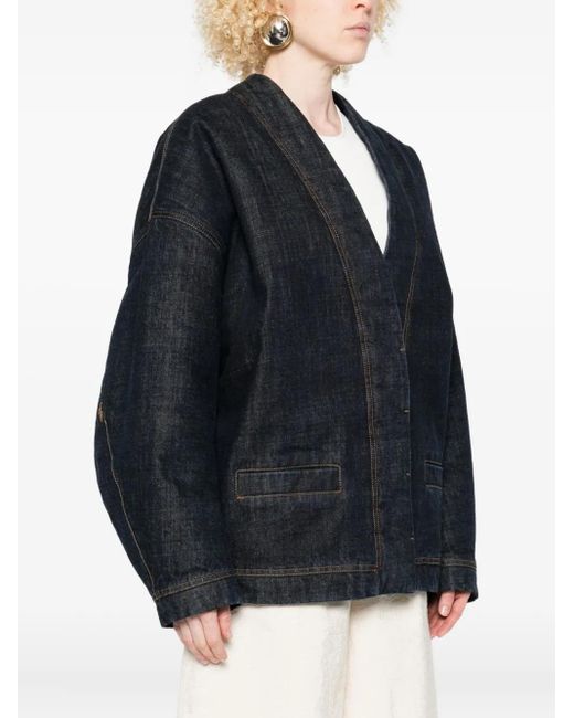 Jacquemus Blue The De-Nîmes Denim Cardigan