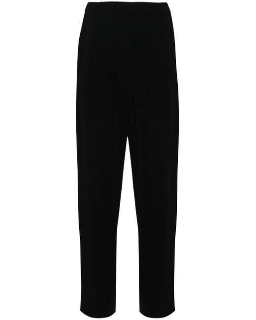 Fabiana Filippi Black Elasticated-Waistband Trousers