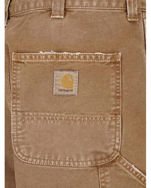 Carhartt Natural Double-Knee Panelled Jeans for men