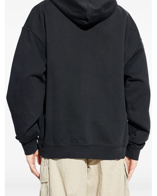 DSquared² Blue Graphic Hooded Sweatshirt for men