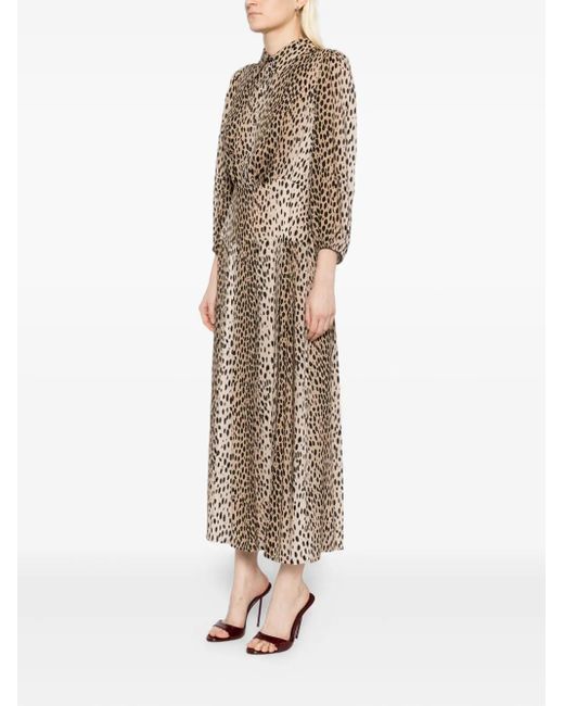 Rixo Natural Maddison Dress