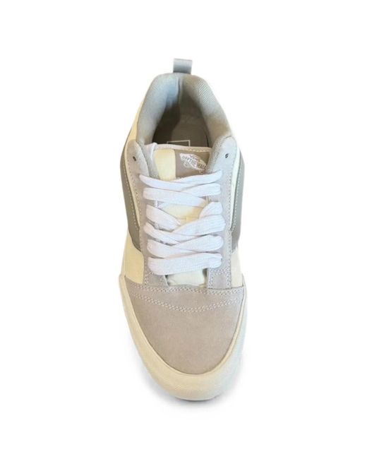 Vans White Knu Skool Sneakers for men