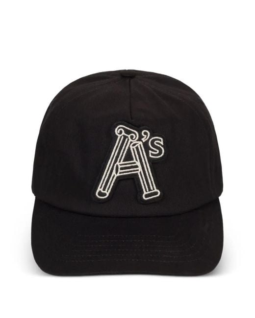 Aries Black Column A Embroidered Cap